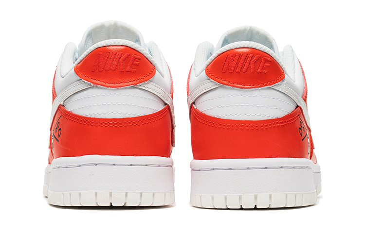 Shop [Kasut Custom] Nike Dunk Low 'Putih Merah Rose Melody' DH9765-100(TeamB-情人节女款白红Q-BOX)