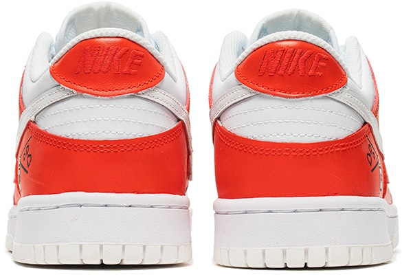 【訂製球鞋】 Nike Dunk Low 野鶴製造 玫瑰戀曲 單品 禮盒 低幫 板鞋 GS 白紅 Shop 【訂製球鞋】 Nike Dunk Low 野鶴製造 玫瑰戀曲 單品 禮盒 低幫 板鞋 GS 白紅