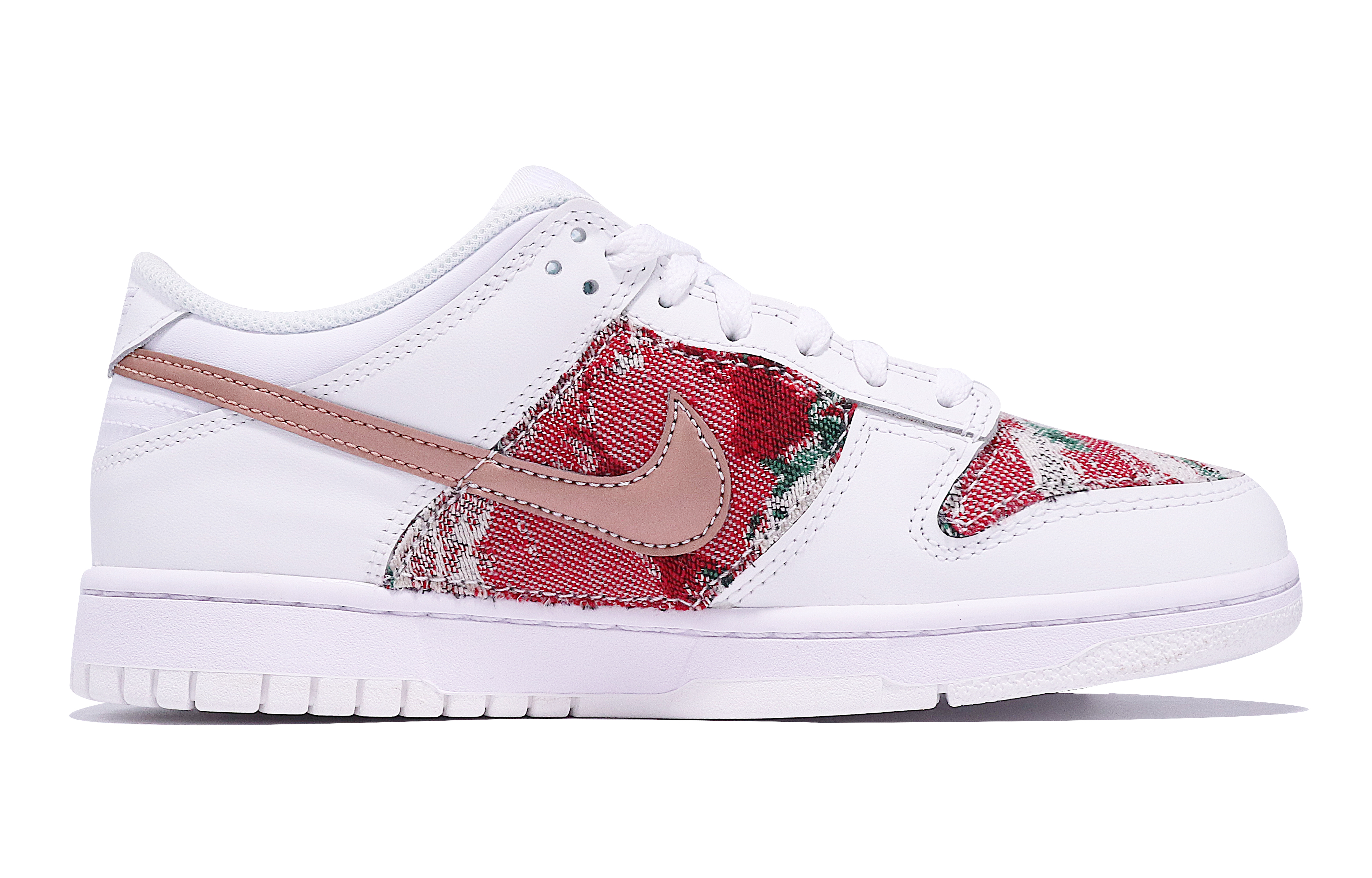 Order 【カスタムシューズ】ナイキ ダンク ロー 『ホワイト レッド ヴィンテージ アカデミー』 DH9765-100(TeamTen-女款DK复古白红)