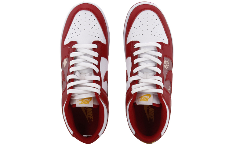 Shop [定制鞋] 耐克Dunk低帮‘白红兔年’ DD1391-602(Team10-大吉大利)