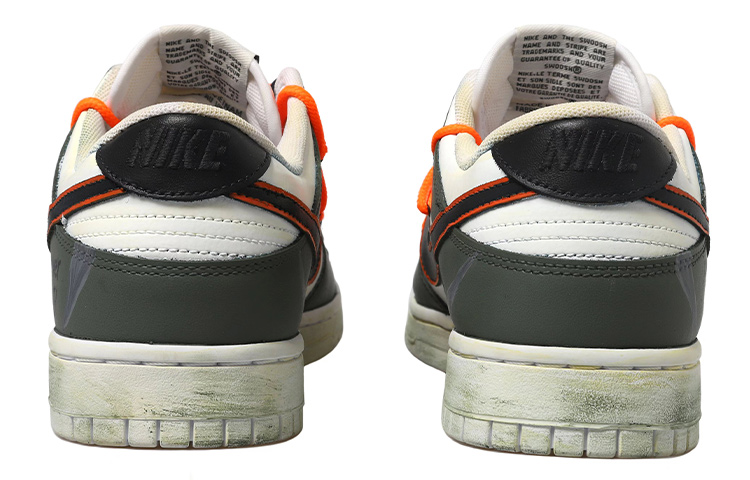 Purchase ナイキ ダンク Low 白リボン オレンジステッチ
(Nike Danku Low Shiro Ribon Orenji Sutetchi) DJ6188-101(Team拾玖-墨绿飘带男S-BOX)