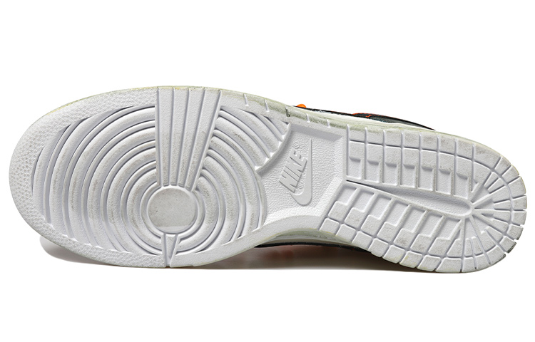 Details for ナイキ ダンク Low 白リボン オレンジステッチ
(Nike Danku Low Shiro Ribon Orenji Sutetchi) DJ6188-101(Team拾玖-墨绿飘带男S-BOX)