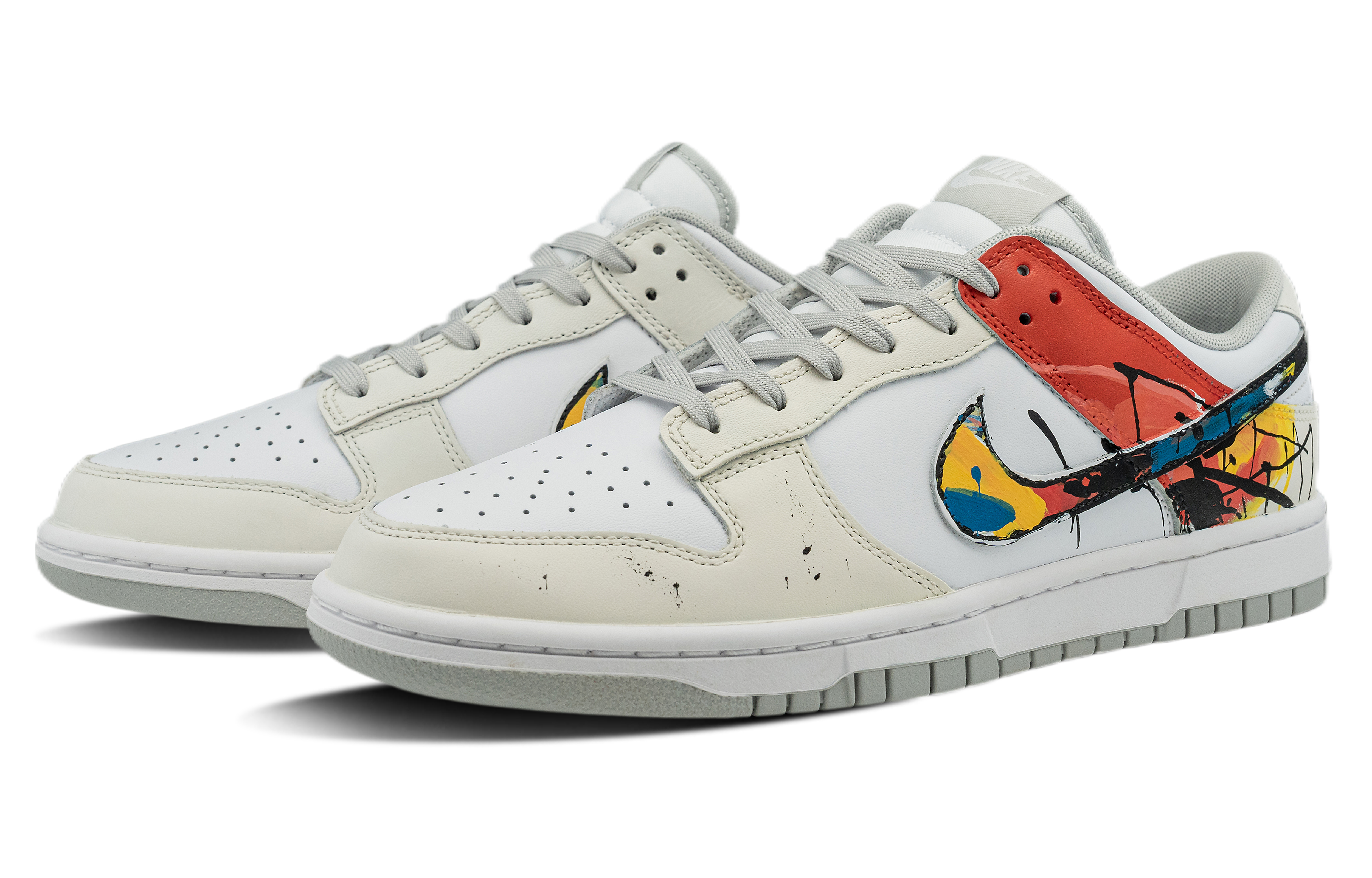 Shop 나이키 덩크 로우 '와일드 그래피티' (커스텀) DD1391-103（Team拾陆-狂野涂鸦男款）