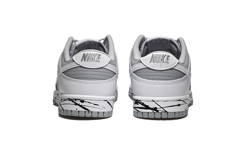 Purchase 【定製球鞋】 Nike Dunk Low 潑墨 解構 機能 復古潮流 低幫 板鞋 男款 狼灰白