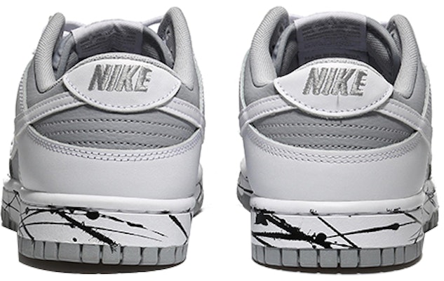 【定製球鞋】 Nike Dunk Low 潑墨 解構 機能 復古潮流 低幫 板鞋 男款 狼灰白 Purchase 【定製球鞋】 Nike Dunk Low 潑墨 解構 機能 復古潮流 低幫 板鞋 男款 狼灰白