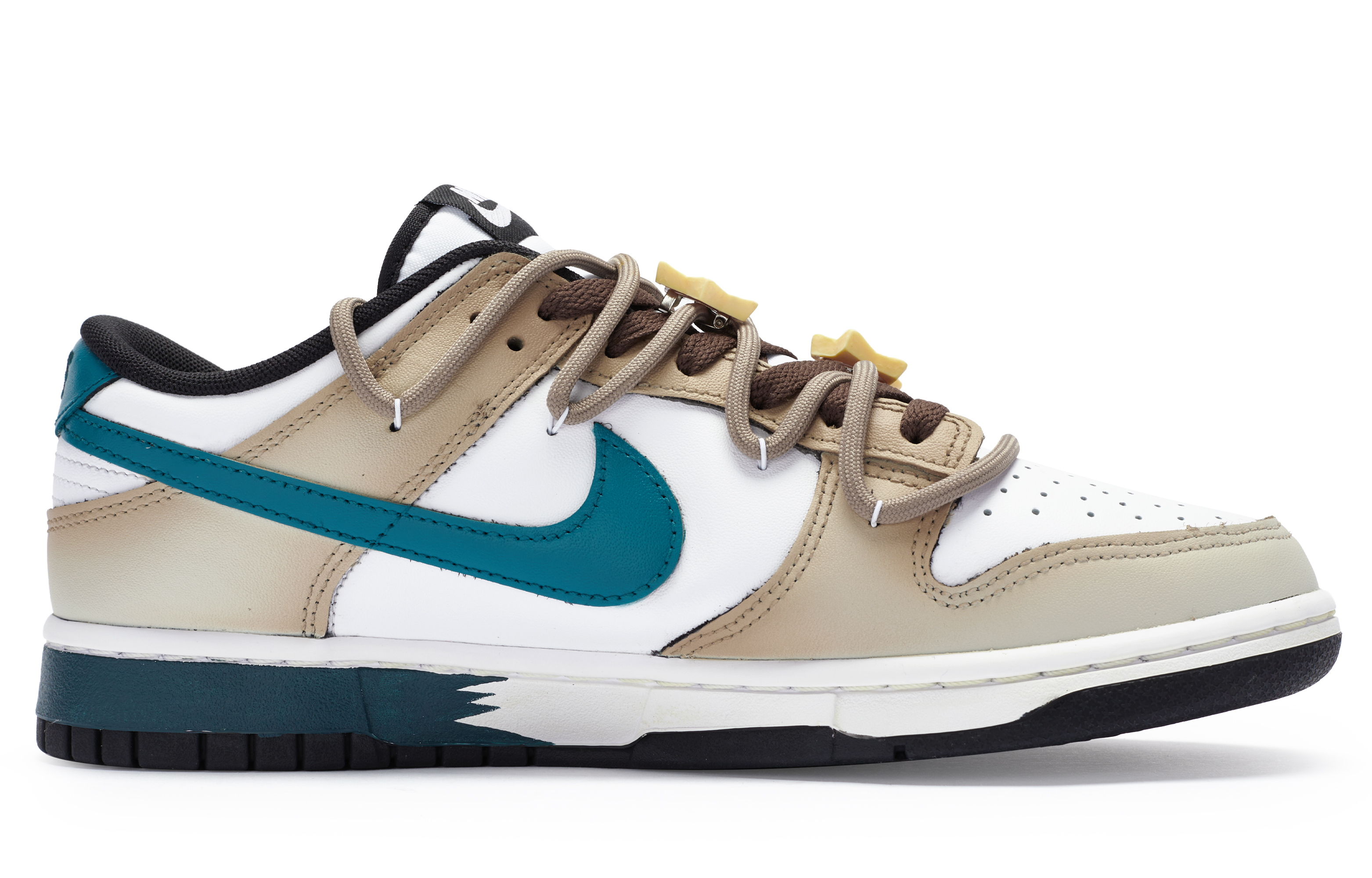 Order 【客製球鞋】Nike Dunk Low 811製造 WOW鰻魚燒 復古做舊 解構 緩震防滑 低筒 板鞋 男款 棕白藍