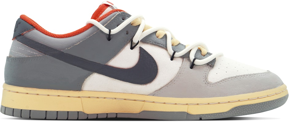 【定制球鞋】 Nike Dunk Low 煙谷 做舊風 潮流 復古 耐磨 低幫 板鞋 男女同款 白灰 Order 【定制球鞋】 Nike Dunk Low 煙谷 做舊風 潮流 復古 耐磨 低幫 板鞋 男女同款 白灰