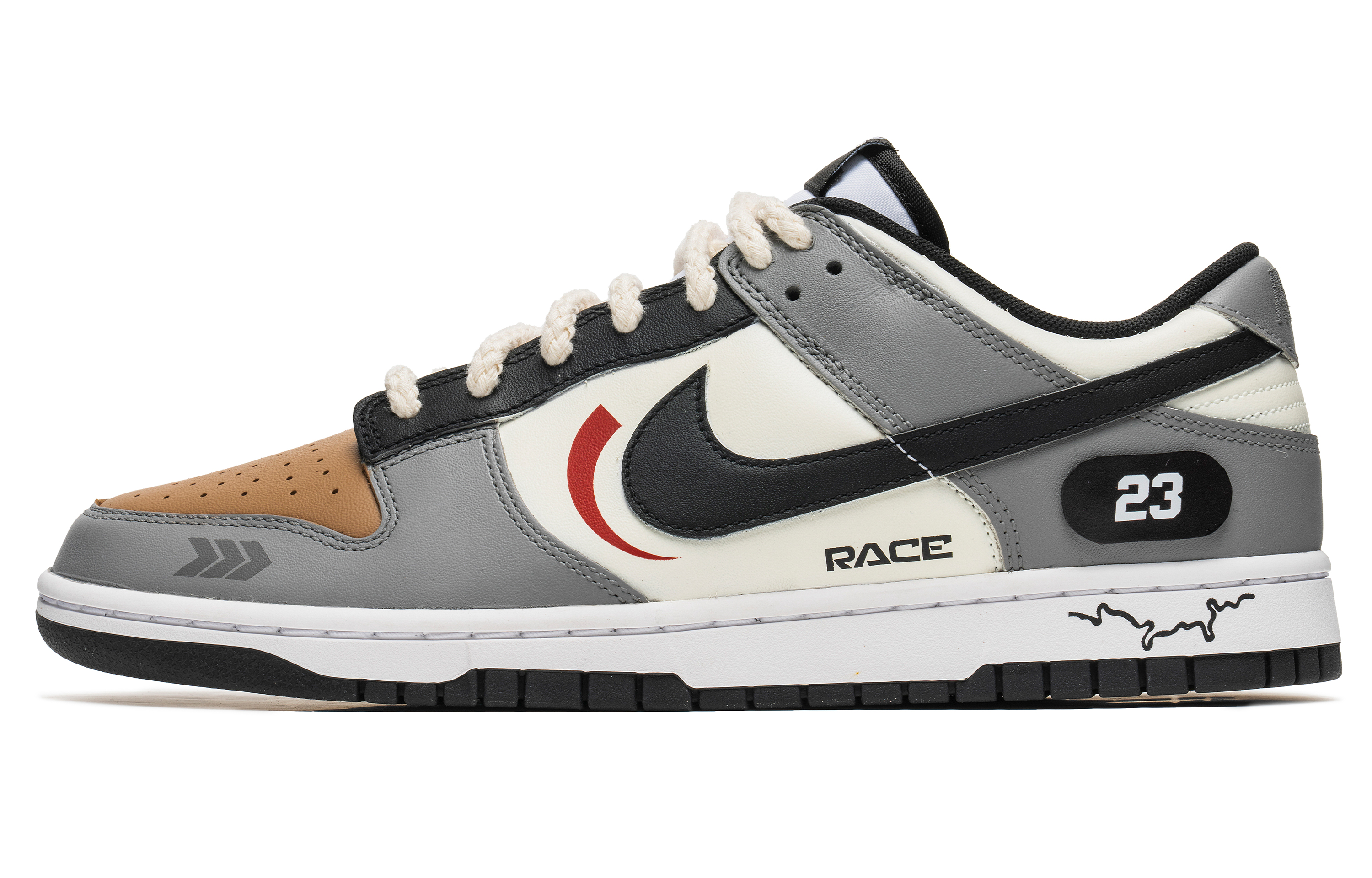 Buy [Sepatu Custom] Nike Dunk Low 'Yaos Car Racer' DD1391-100(TeamB-灰曜竞速)