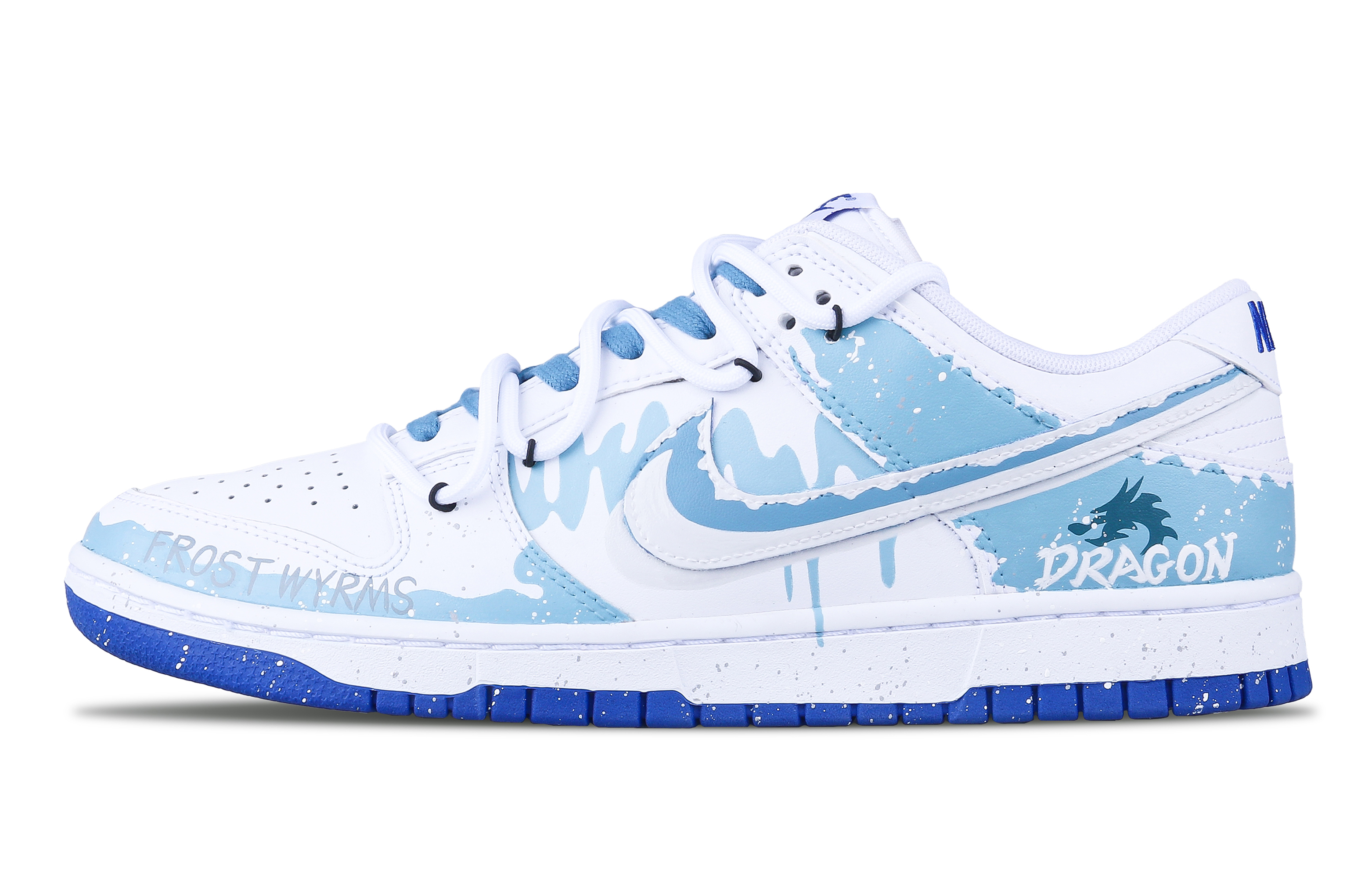 Buy [定制鞋] 耐克Dunk Low“龙年天蓝色” DV0831-104（Team215-男款矫若游龙）