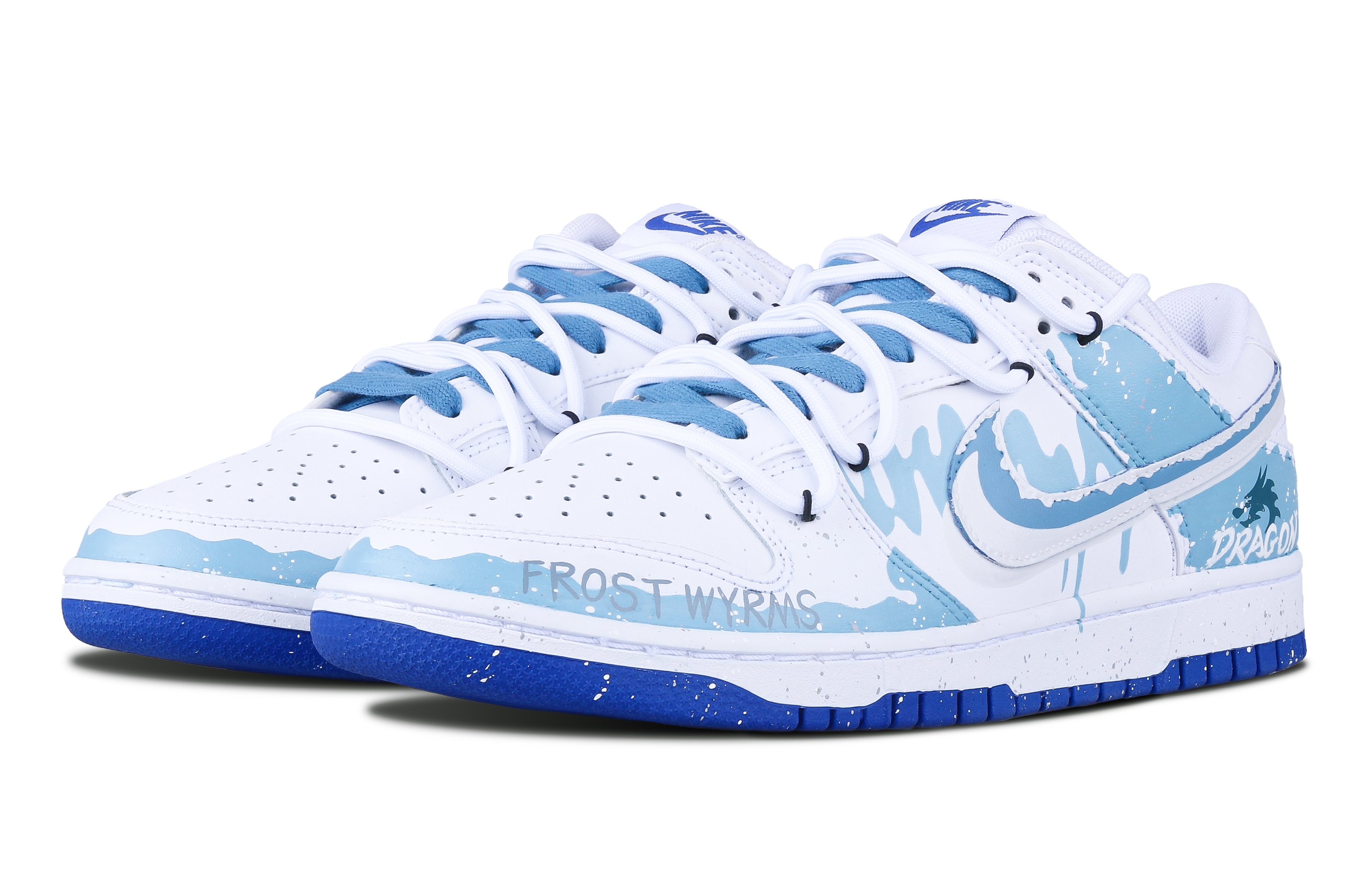 Shop [定制鞋] 耐克Dunk Low“龙年天蓝色” DV0831-104（Team215-男款矫若游龙）