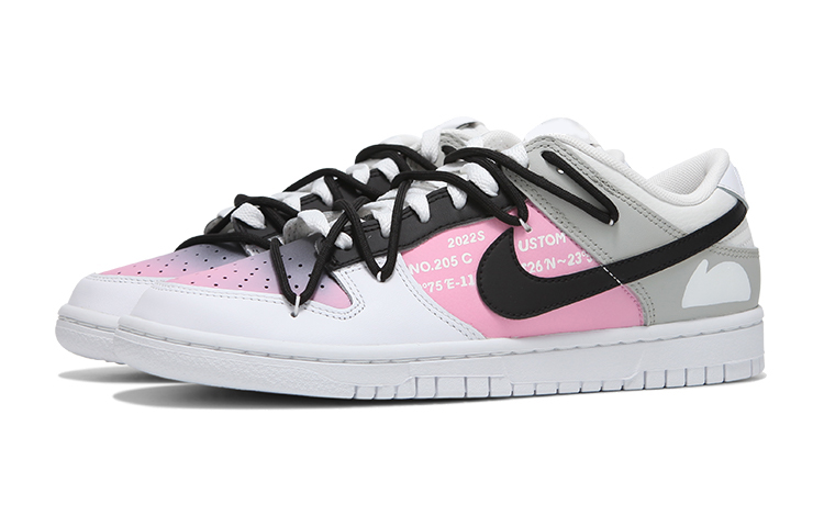 Lookbook [Kasut Custom] Nike Dunk Low 'Tahun Arnab CNY Gradasi Merah Jambu-Putih' DH9765-100(Team24-女款粉兔)