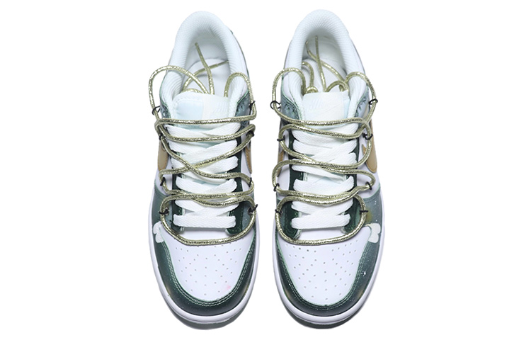 Shop 【カスタムシューズ】ナイキ ダンクロー "ラビット年 セルティックス - 緑 白 金" DJ6188-101(Team25-凯尔特人圣诞树)