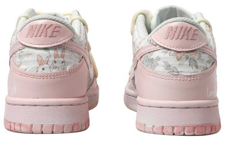 Details for Nike Dunk Low "卯年ピンクグラデ" (カスタム) DH9765-100(Team拾玖-渐变兔贴布女S-BOX)