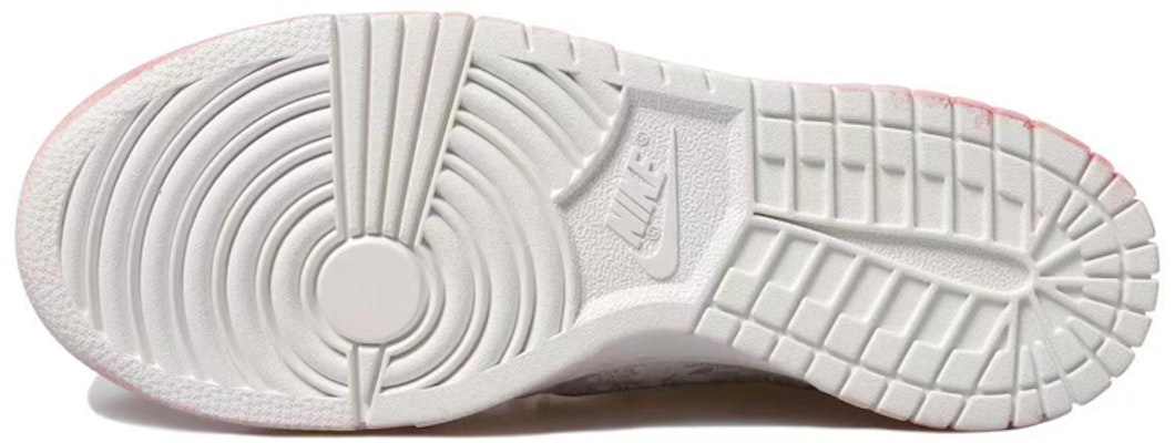 【定製球鞋】 Nike Dunk Low OKHR 漸變粉 貼布 中國年 兔年 絲帶 做舊 低幫 板鞋 GS 粉灰 Sizing 【定製球鞋】 Nike Dunk Low OKHR 漸變粉 貼布 中國年 兔年 絲帶 做舊 低幫 板鞋 GS 粉灰