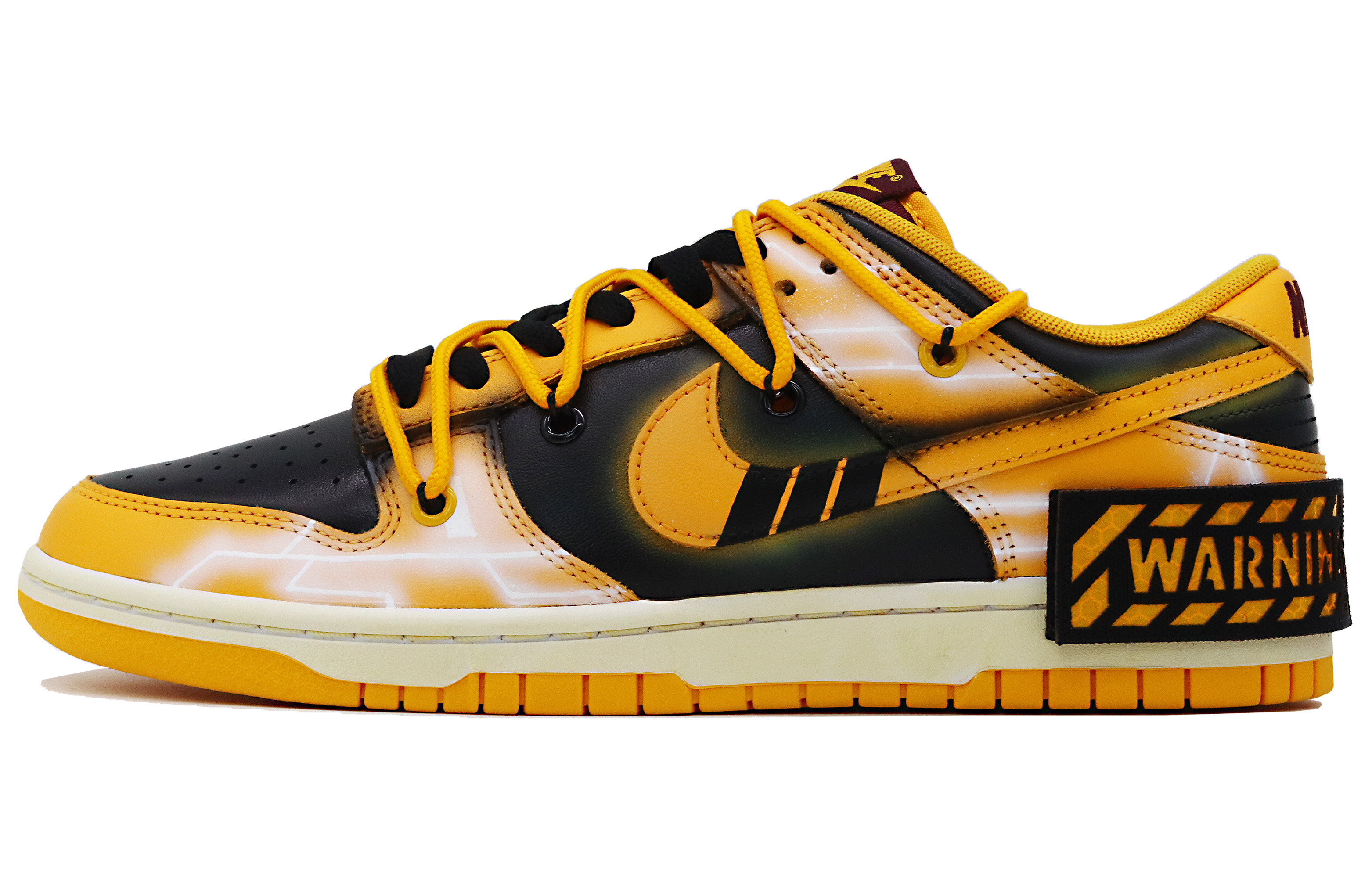Buy [커스텀 신발] 나이키 덩크 로우 '옐로 얼러트' DD1391-702(Team52-黄色警戒S-BOX)
