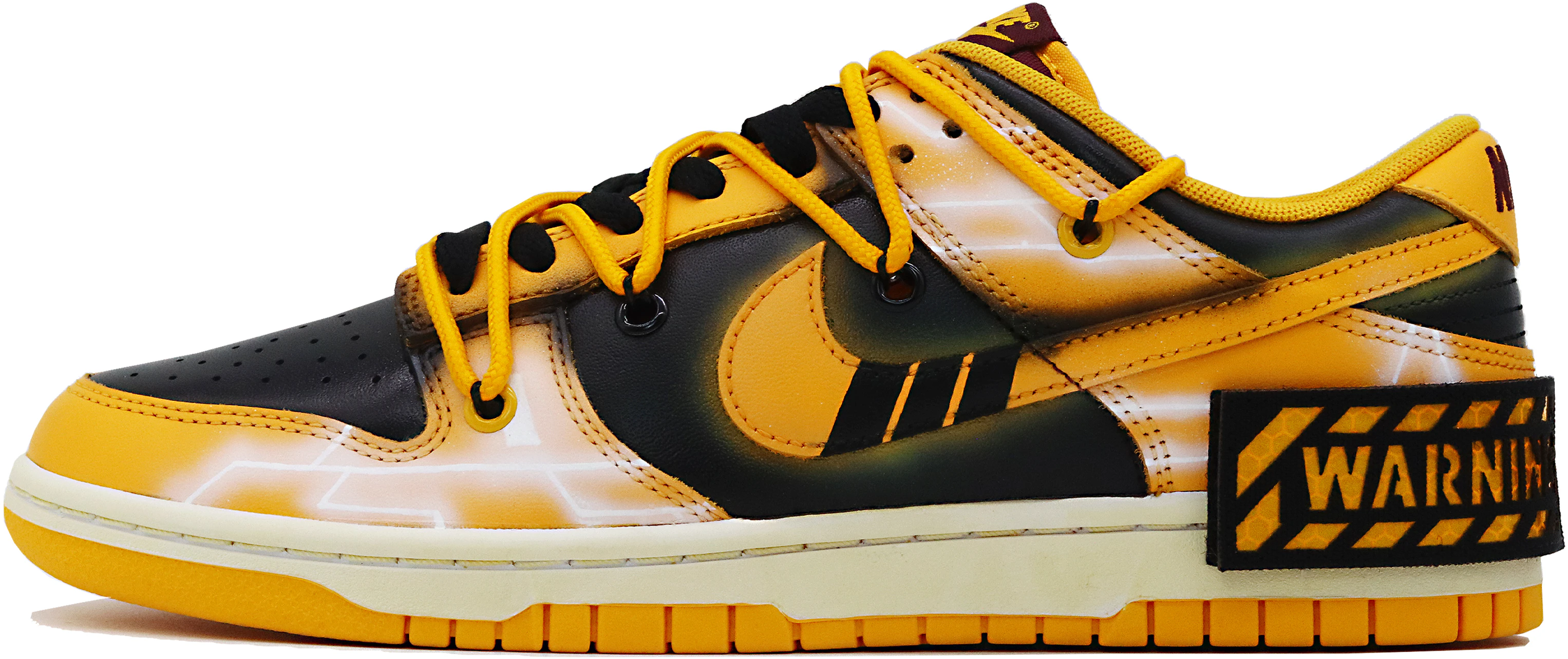 custom-shoes-nike-dunk-low-yellow-alert