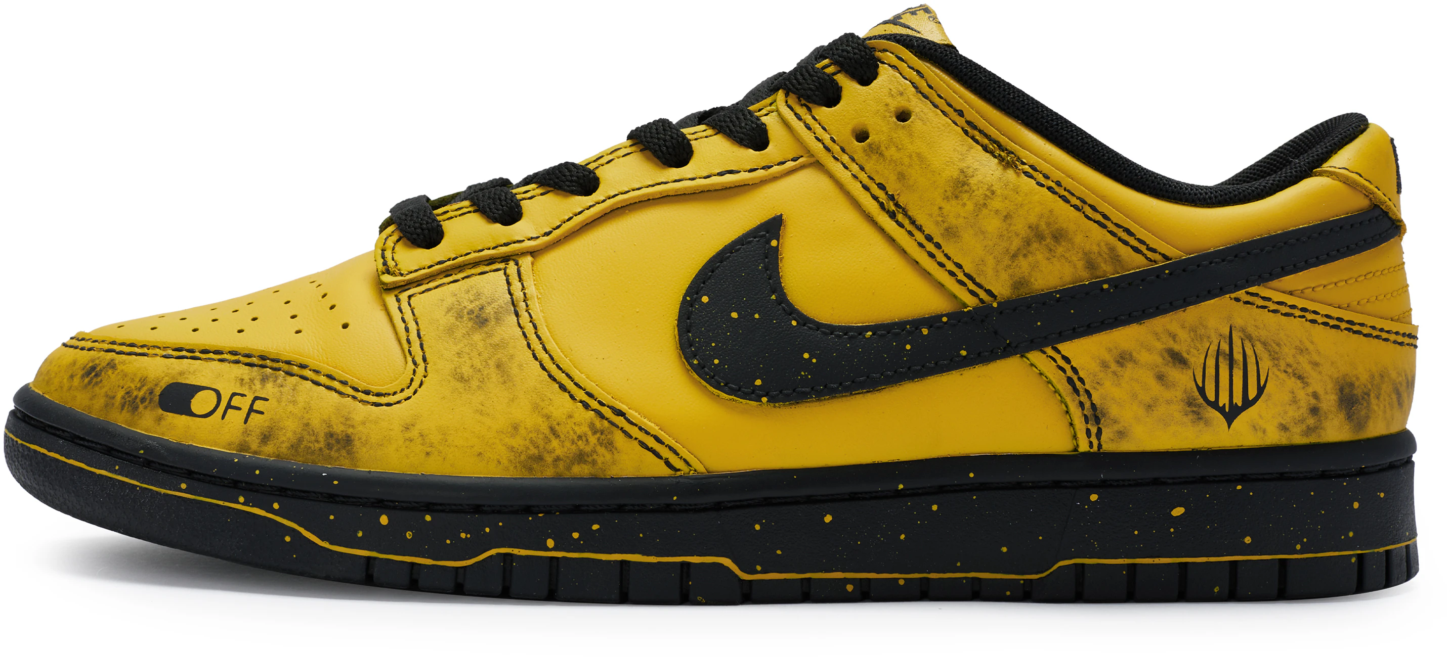 custom-shoes-nike-dunk-low-yellow-black-paint-splatter-cw-1590-100-445501