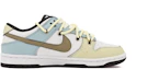 Order 【客製球鞋】Nike Dunk Low 初次遇見 星球 布貼 簡約 解構 潑墨 低筒 滑板鞋 GS 黃藍