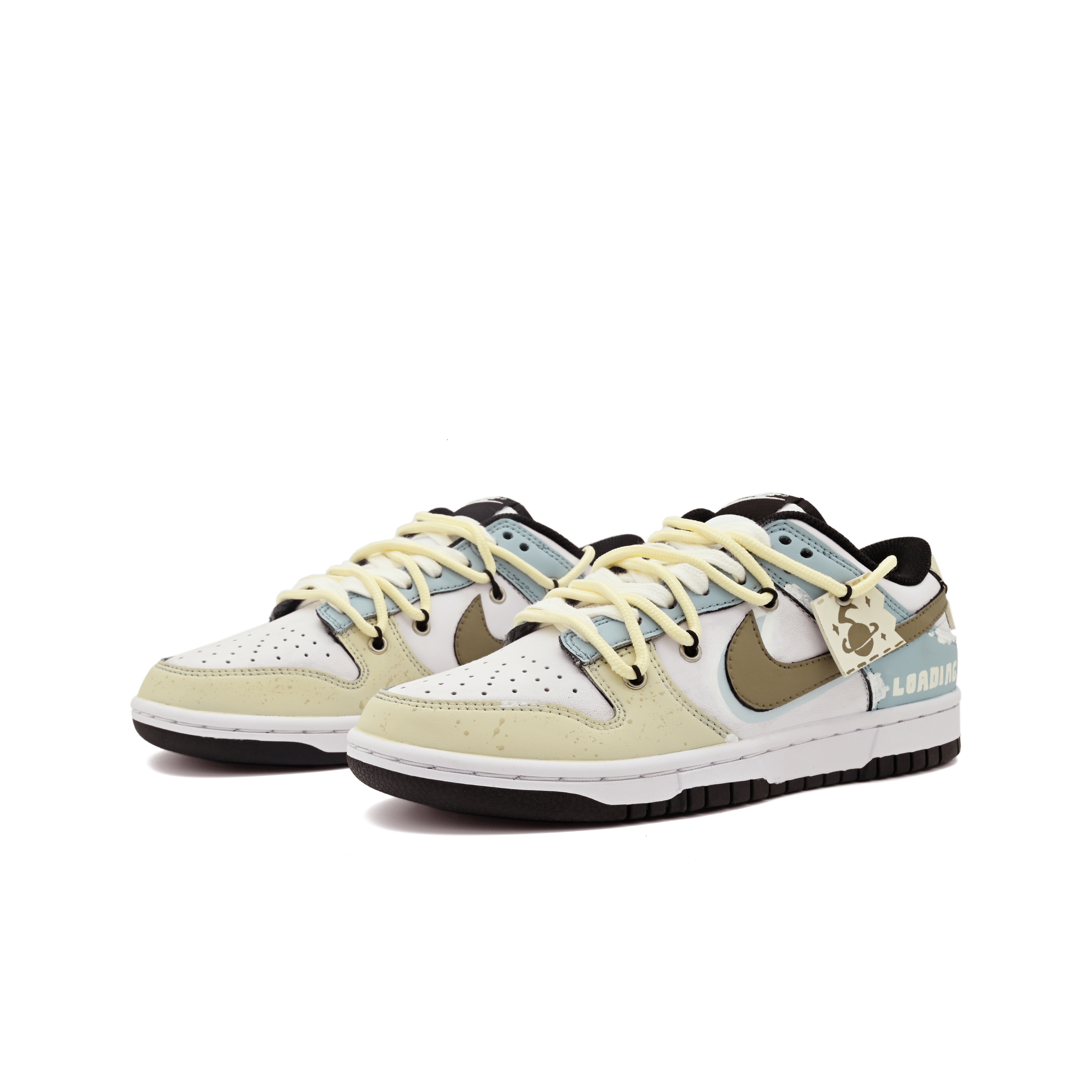Lookbook [Zapatillas Personalizadas] Nike Dunk Low 'Amarillo Azul' CW1590-100(Team63-)初遇