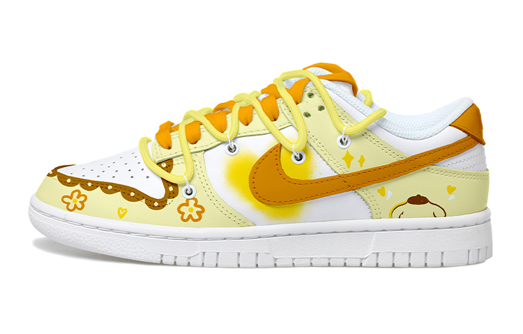 Buy 나이키 덩크 로우 '옐로우 브라운 화이트' (커스텀) DH9765-100(Team拾玖-布丁狗女S-BOX)