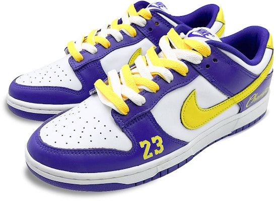 나이키 덩크 로우 '옐로우 퍼플 히어로' (커스텀) DD1391-104(Team137-CP-Hero) Shop 나이키 덩크 로우 '옐로우 퍼플 히어로' (커스텀) DD1391-104(Team137-CP-Hero)