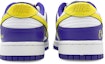 Details for 나이키 덩크 로우 '옐로우 퍼플 히어로' (커스텀) DD1391-104(Team137-CP-Hero)