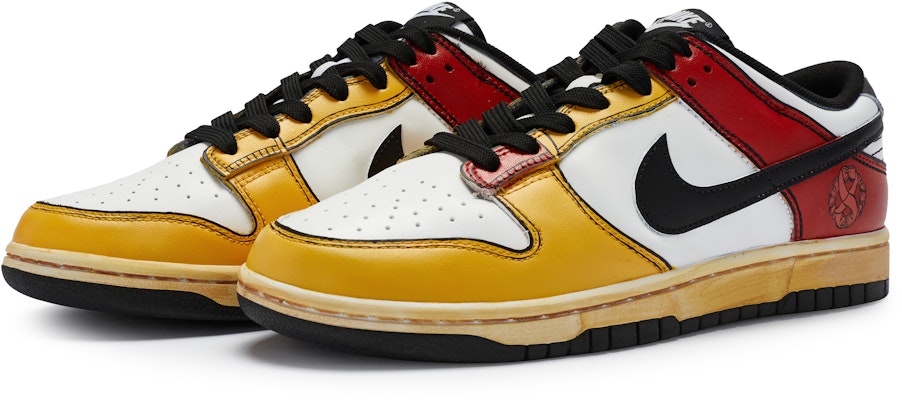 나이키 덩크 로우 '노랑빨강흰색' (커스텀) DD1391-100-445208 Lookbook 나이키 덩크 로우 '노랑빨강흰색' (커스텀) DD1391-100-445208