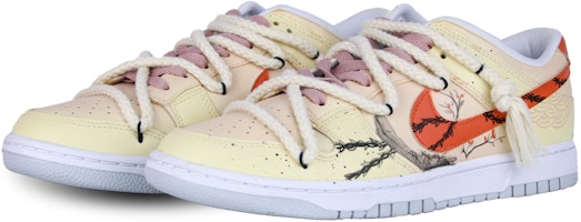 【定制鞋款】耐克 Dunk Low '黄红 云之回卷' DV0831-101(Team278-男款云枝绘卷) Shop 【定制鞋款】耐克 Dunk Low '黄红 云之回卷' DV0831-101(Team278-男款云枝绘卷)