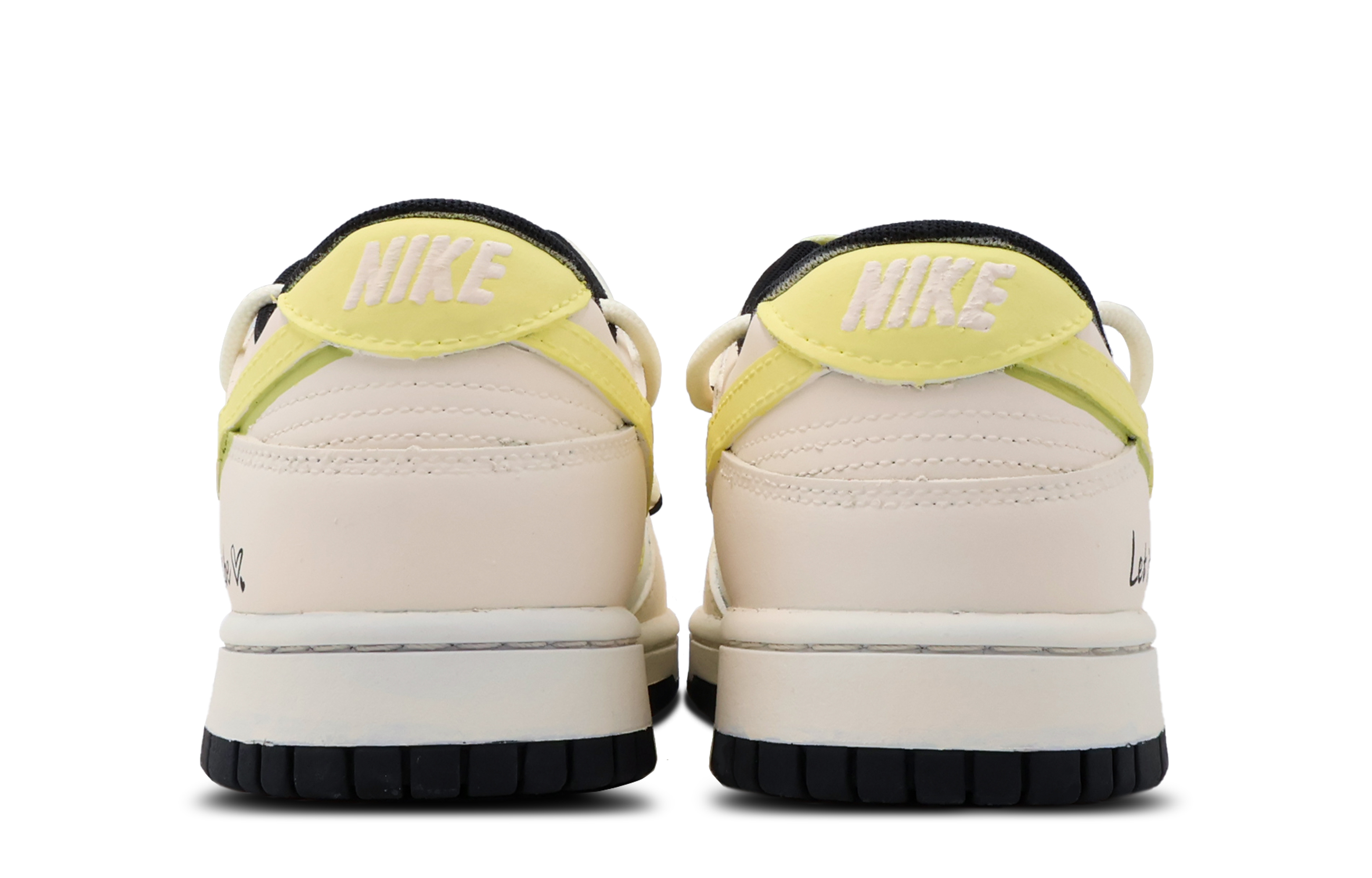 Purchase [定制鞋] 耐克 Dunk Low '黄白' CW1590-100(Team53-女款可可布尼朗)