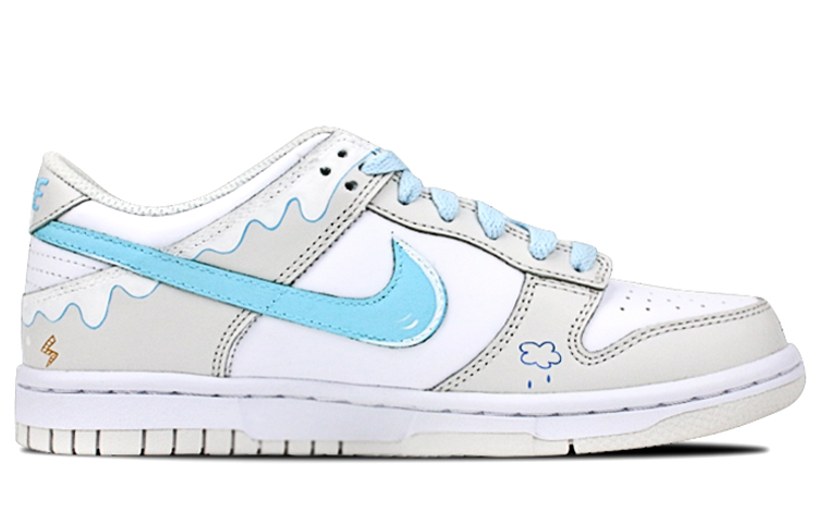 Order [定制鞋款] 耐克Dunk低帮‘阴阳山涂鸦’ CW1590-101(Team叁-女款喷绘雪山滑板涂鸦)