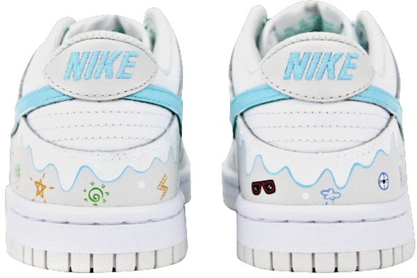 ナイキ ダンク ロー 陰陽山グラフィティ (Nike Dunk Low In'yō Yama Graffiti) CW1590-101(Team叁-女款喷绘雪山滑板涂鸦) Shop ナイキ ダンク ロー 陰陽山グラフィティ (Nike Dunk Low In'yō Yama Graffiti) CW1590-101(Team叁-女款喷绘雪山滑板涂鸦)