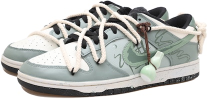 Zapatillas Nike Dunk Low 'Zen Gourd Deconstruidas Blanco Verde' CW1590-100(Team拾玖-禅意葫芦女S-BOX) Lookbook Zapatillas Nike Dunk Low 'Zen Gourd Deconstruidas Blanco Verde' CW1590-100(Team拾玖-禅意葫芦女S-BOX)