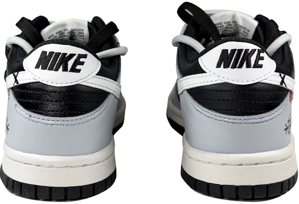 【定制球鞋】Nike Dunk Low 做舊 子非魚 塗抹 低幫 板鞋 GS 黑白灰 Shop 【定制球鞋】Nike Dunk Low 做舊 子非魚 塗抹 低幫 板鞋 GS 黑白灰