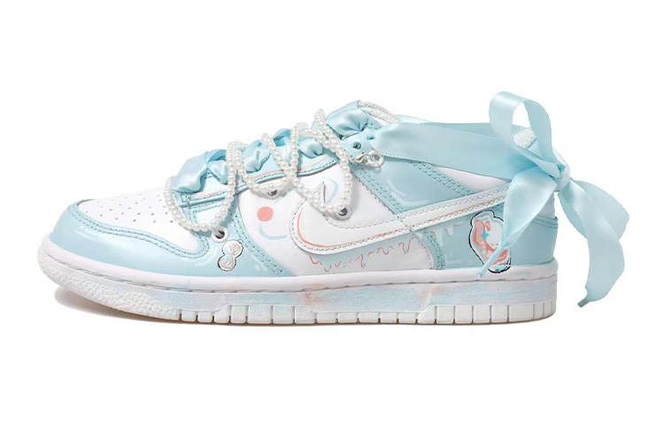 [Custom Shoes] Nike Dunk Low 'Zodiac Aquarius Blue-Pink'