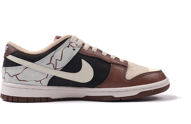 【定製球鞋】Nike Dunk Low 小狗碎片 粽子碎蛋 小眾 復古風 低幫 板鞋 男款 米白棕黑 Order 【定製球鞋】Nike Dunk Low 小狗碎片 粽子碎蛋 小眾 復古風 低幫 板鞋 男款 米白棕黑