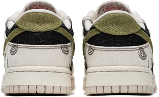 【定制鞋款】耐克Dunk Low黑绿“腰果花解构麂皮” DV0834-100(Team67-橄榄绿腰果花) Shop 【定制鞋款】耐克Dunk Low黑绿“腰果花解构麂皮” DV0834-100(Team67-橄榄绿腰果花)