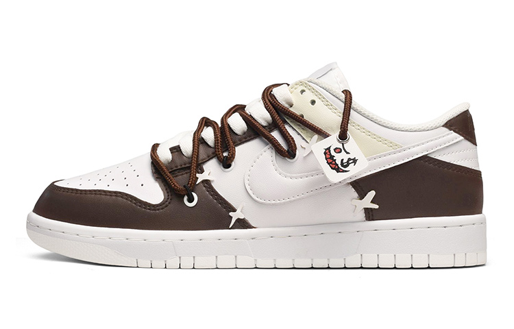 Buy Nike Dunk Low Marrón Blanco "Deconstruido" DH9765-100(TeamE-女款鬼脸白棕)