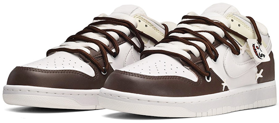 Nike Dunk Low Marrón Blanco "Deconstruido" DH9765-100(TeamE-女款鬼脸白棕) Lookbook Nike Dunk Low Marrón Blanco "Deconstruido" DH9765-100(TeamE-女款鬼脸白棕)