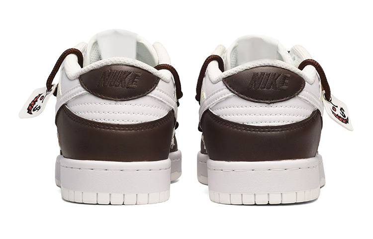 Shop Nike Dunk Low Marrón Blanco "Deconstruido" DH9765-100(TeamE-女款鬼脸白棕)