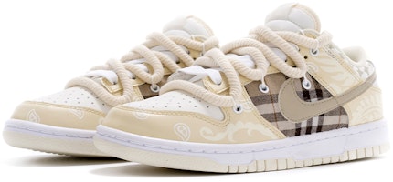 나이키 덩크 로우 커스텀 '캐슈 플라워' DJ6188-100(TeamR-男款腰果花米白S-BOX) Lookbook 나이키 덩크 로우 커스텀 '캐슈 플라워' DJ6188-100(TeamR-男款腰果花米白S-BOX)