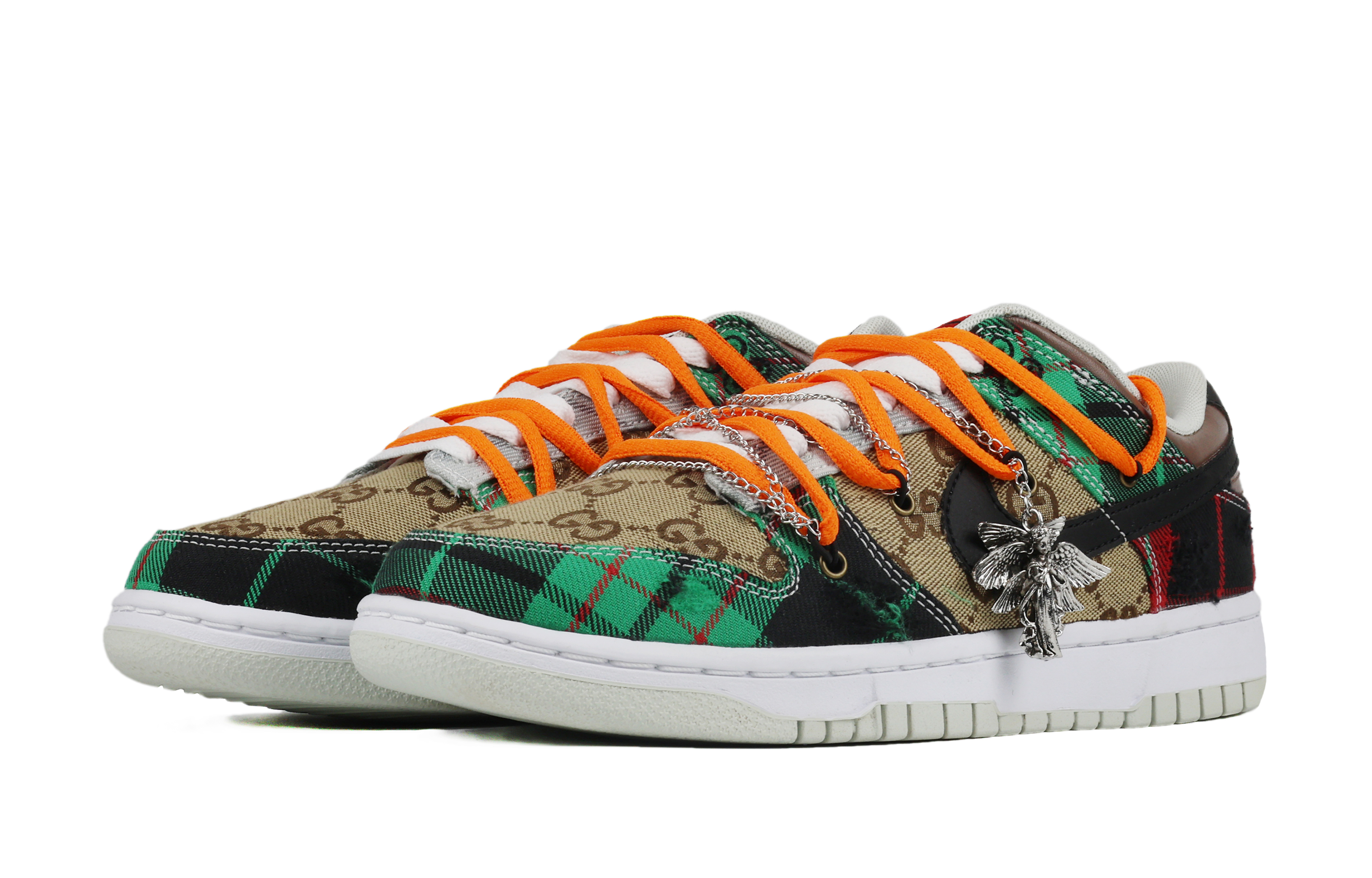 Shop 【定製球鞋】Nike Dunk Low Retto 綠野仙蹤 特別禮盒 胖小匠定製 解構 防滑耐磨 低筒 板鞋 男款 黃綠