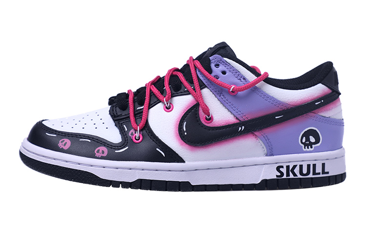Buy Nike Dunk Low Kurumi Poción Negra/Blanca/Morada DH9765-002(Team拾玖-女款暗黑酷炫S-BOX)