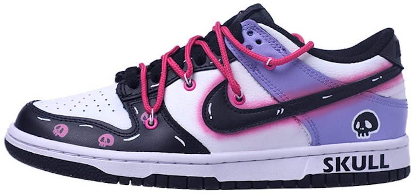 Nike Dunk Low Kurumi Poción Negra/Blanca/Morada DH9765-002(Team拾玖-女款暗黑酷炫S-BOX) Buy Nike Dunk Low Kurumi Poción Negra/Blanca/Morada DH9765-002(Team拾玖-女款暗黑酷炫S-BOX)