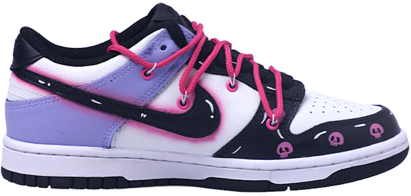 Nike Dunk Low Kurumi Poción Negra/Blanca/Morada DH9765-002(Team拾玖-女款暗黑酷炫S-BOX) Order Nike Dunk Low Kurumi Poción Negra/Blanca/Morada DH9765-002(Team拾玖-女款暗黑酷炫S-BOX)