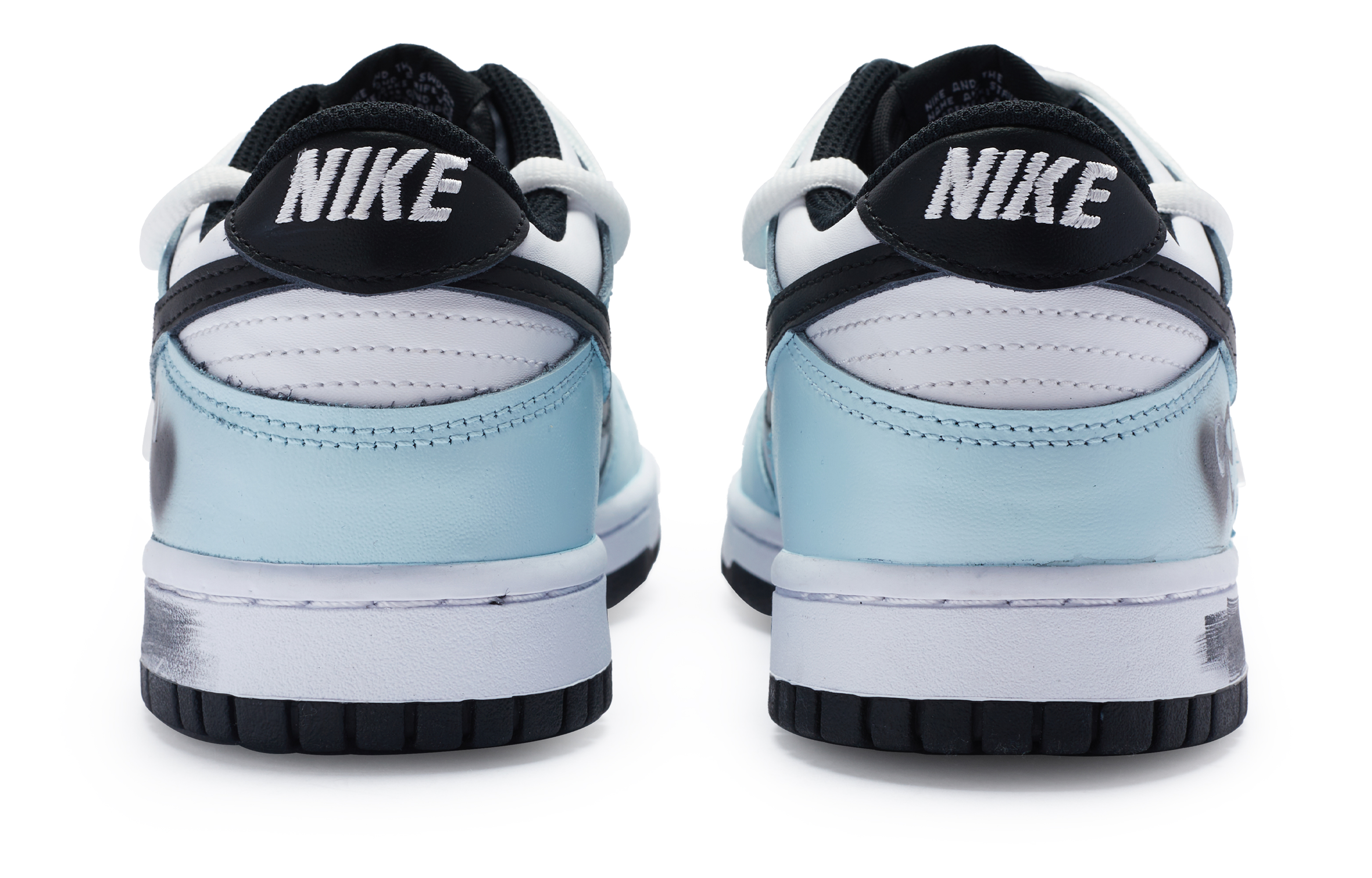 Shop Zapatillas Nike Dunk Low Custom 'Luna de Amor Azul Claro y Blanco' CW1590-100(Team80-女款爱月撤灯S-BOX)