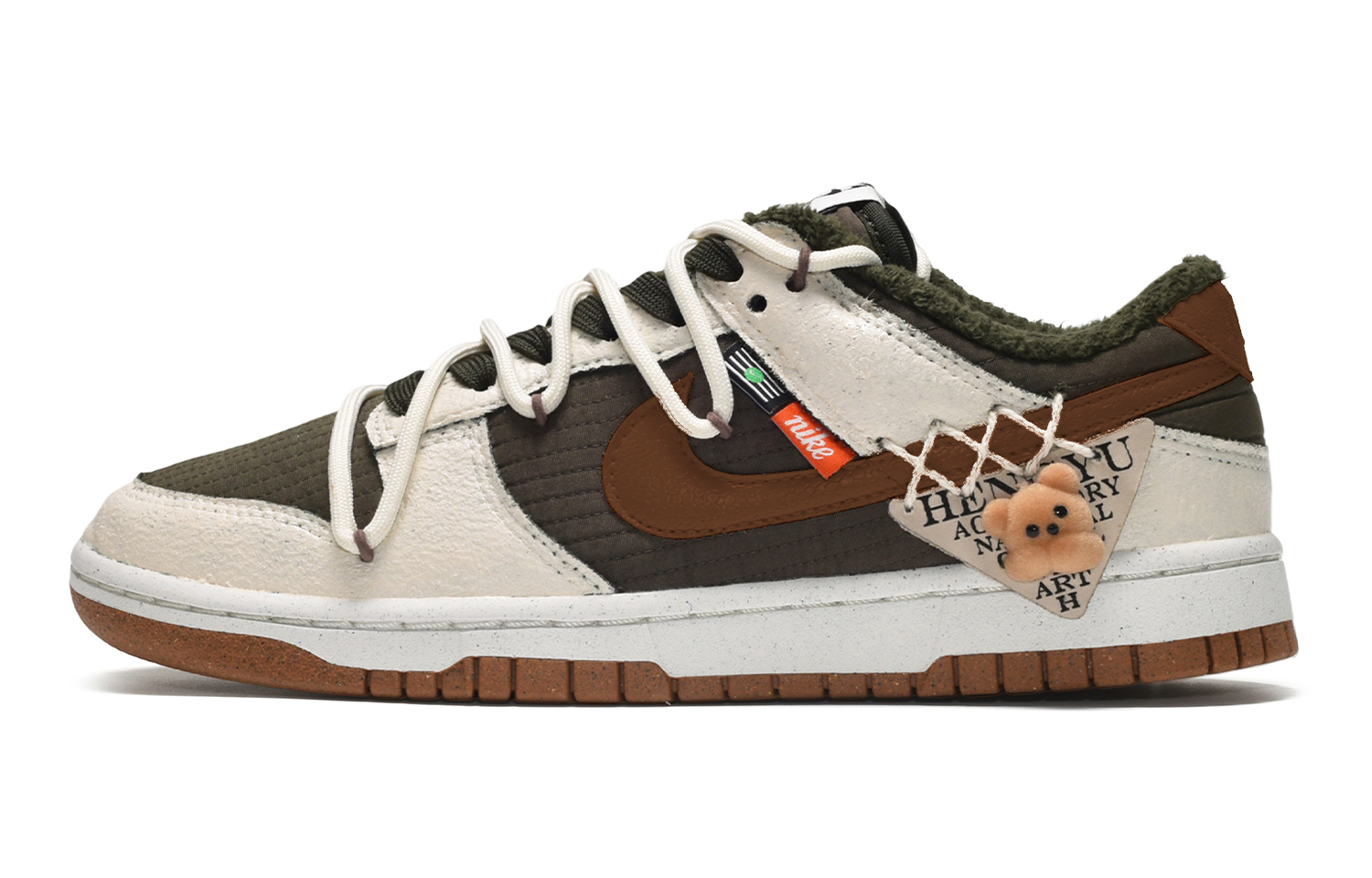 Buy [Sepatu Custom] Nike Dunk Low Custom ID 'Beruang Imut' DC9561-300-471191