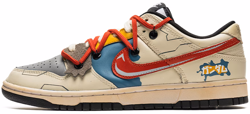Nike Dunk Low Gundam personalizadas rojo, blanco y azul DD1391-100(TeamB-战损高达) Buy Nike Dunk Low Gundam personalizadas rojo, blanco y azul DD1391-100(TeamB-战损高达)