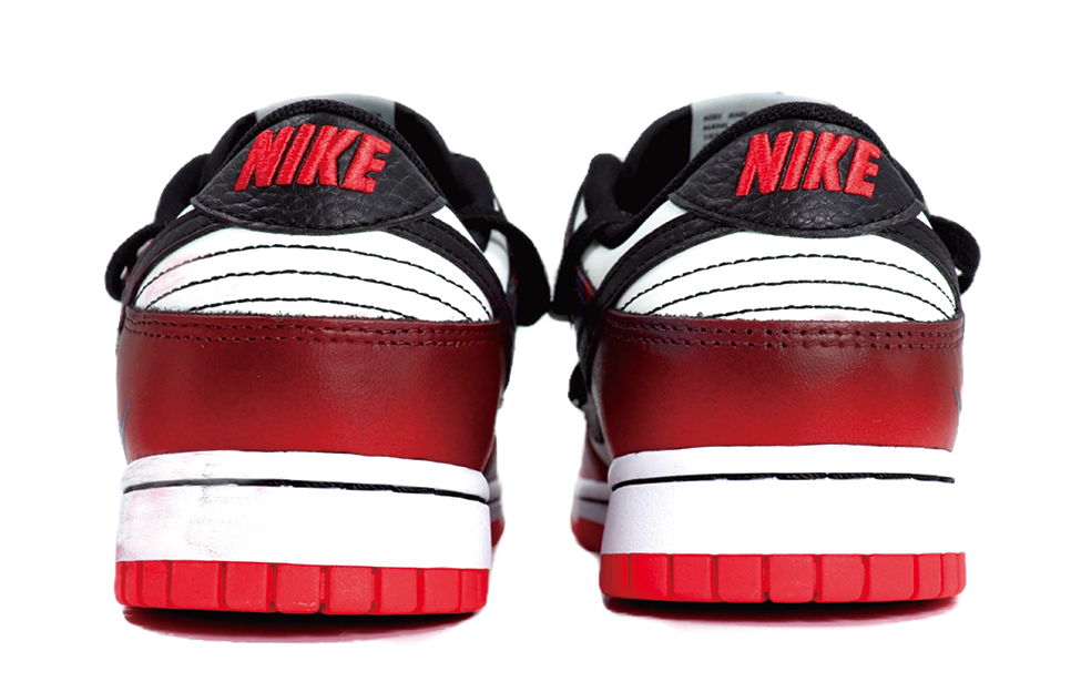 [Custom Shoes] Nike Dunk Low EMB 'Black Red Future Ninja' 圖 4
