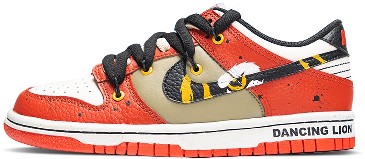 custom-shoes-nike-dunk-low-emb-chicago-lion-dance