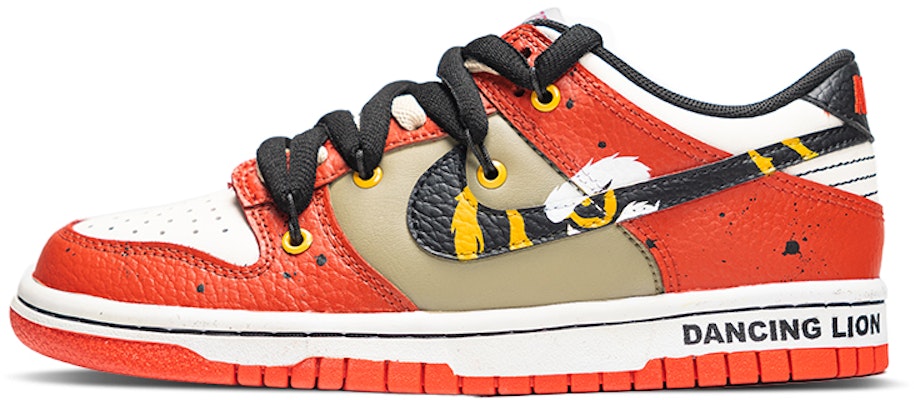 Nike Dunk Low EMB "獅子舞" (カスタム) DO6288-100(Team拾陆-女款新春舞狮) Buy Nike Dunk Low EMB "獅子舞" (カスタム) DO6288-100(Team拾陆-女款新春舞狮)
